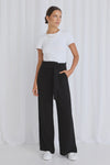 Indulge in the luxurious and timeless style of our Sydney High Waisted Pants. With their classic design, these pants are a versatile addition to any wardrobe. Dress them up or down for any occasion, and elevate your look to new levels of sophistication. A must-have for any fashion-forward individual.
