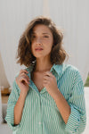 Stories Be Told You Got This Green Stripe Shirt