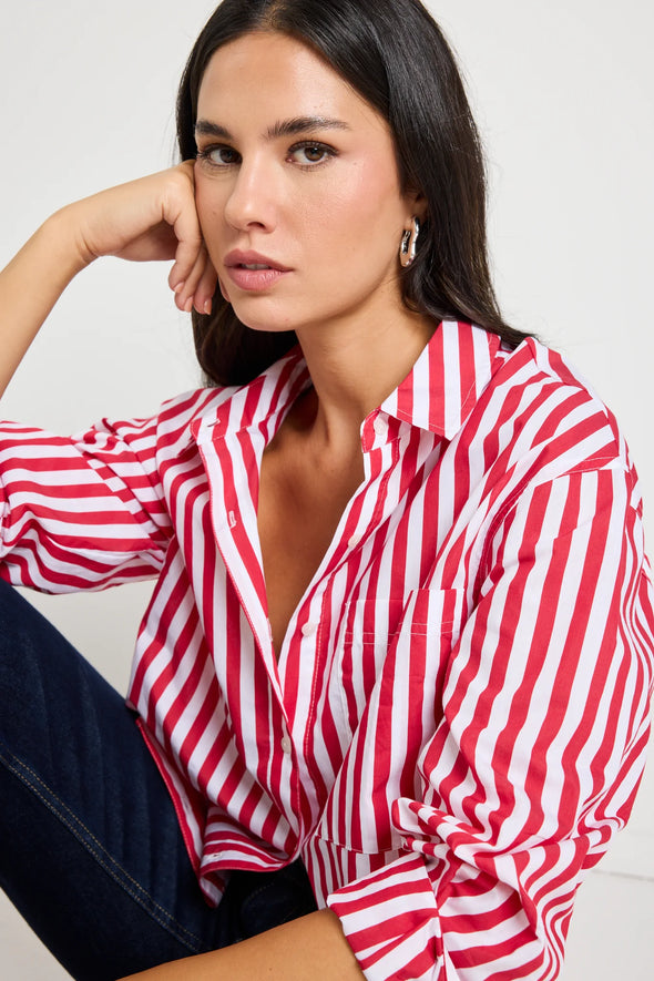 Say hello to the You Got This shirt from Stories be told—where oversized comfort meets style that never quits. With its roomy fit and laid-back vibe, this poplin shirt effortlessly transitions from casual hangouts to dressier moments. The classic collar and button-front add just the right pinch of polish, making it your new favorite go-to piece for an easy, confident look.