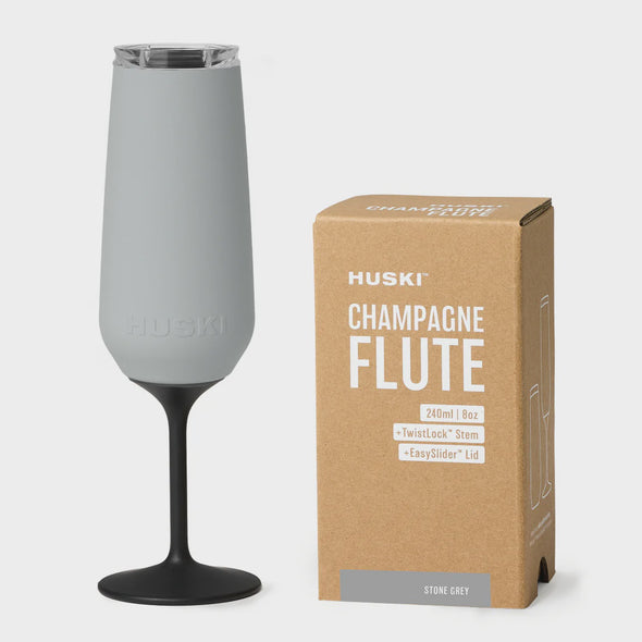 Huski Champagne Flute Stone Grey