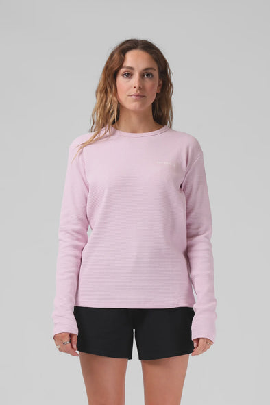 <span>The RPM waffle knit is your elevated basic for the season, with a round neck and long sleeves this is your easy wear go to piece in your wardrobe, and what about that colour , we love them.&nbsp;</span><span>100% Cotton, Loose Fit, Waffle Fabric, Chest Embroidery</span>