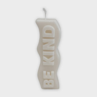 Word - Be Kind Candle White