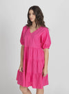 Federation Remembered Dress Hot Pink