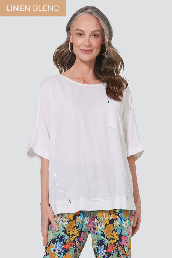 Eb & Ive Verve Relax Top Blanc