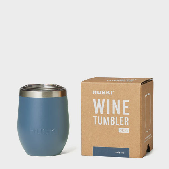Huski Wine Tumbler Slate Blue